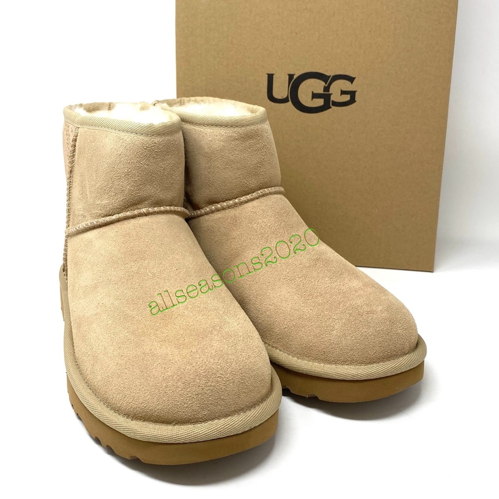 UGG Classic Mini Women’s Boots Metallic Shake Gold - Picture 3 of 11
